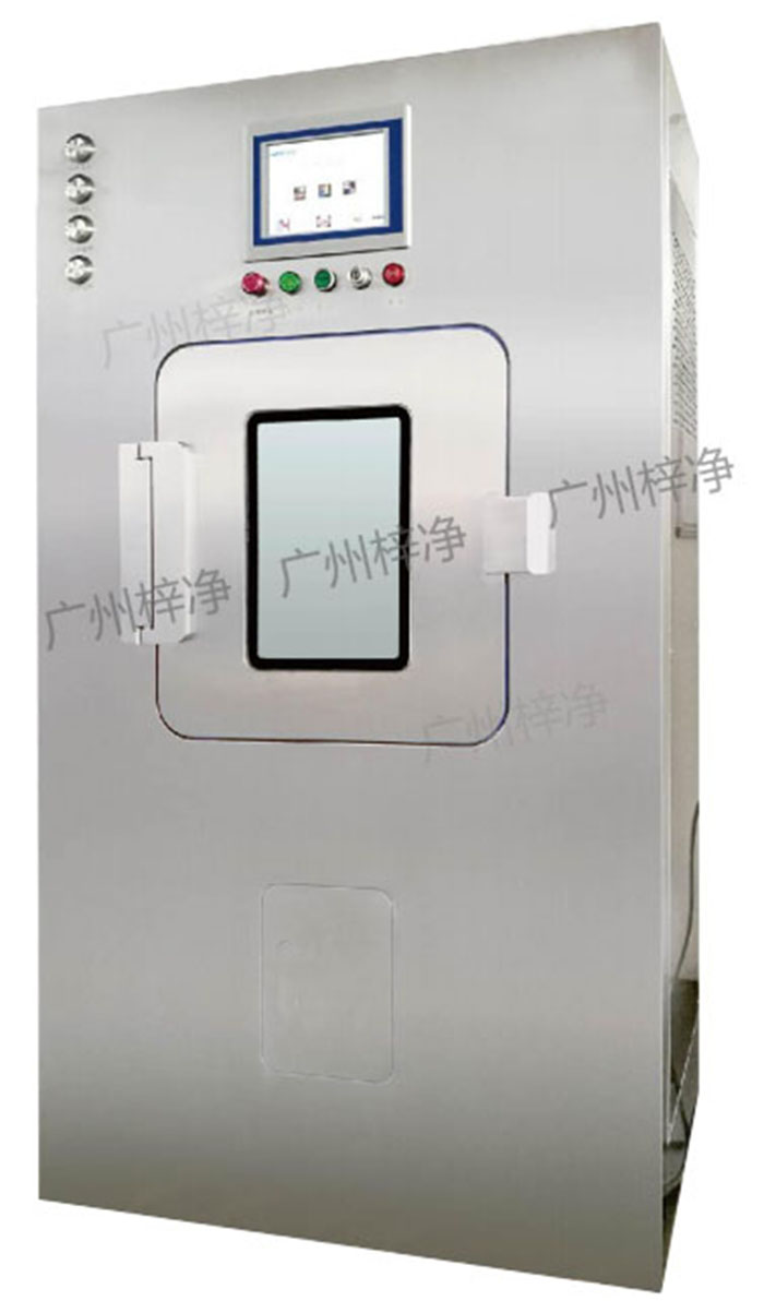 VHP滅菌傳遞窗采用專門的滅菌介質(zhì)給予系統(tǒng)使過氧化氫等離子體更均勻，達(dá)到滅菌效果。